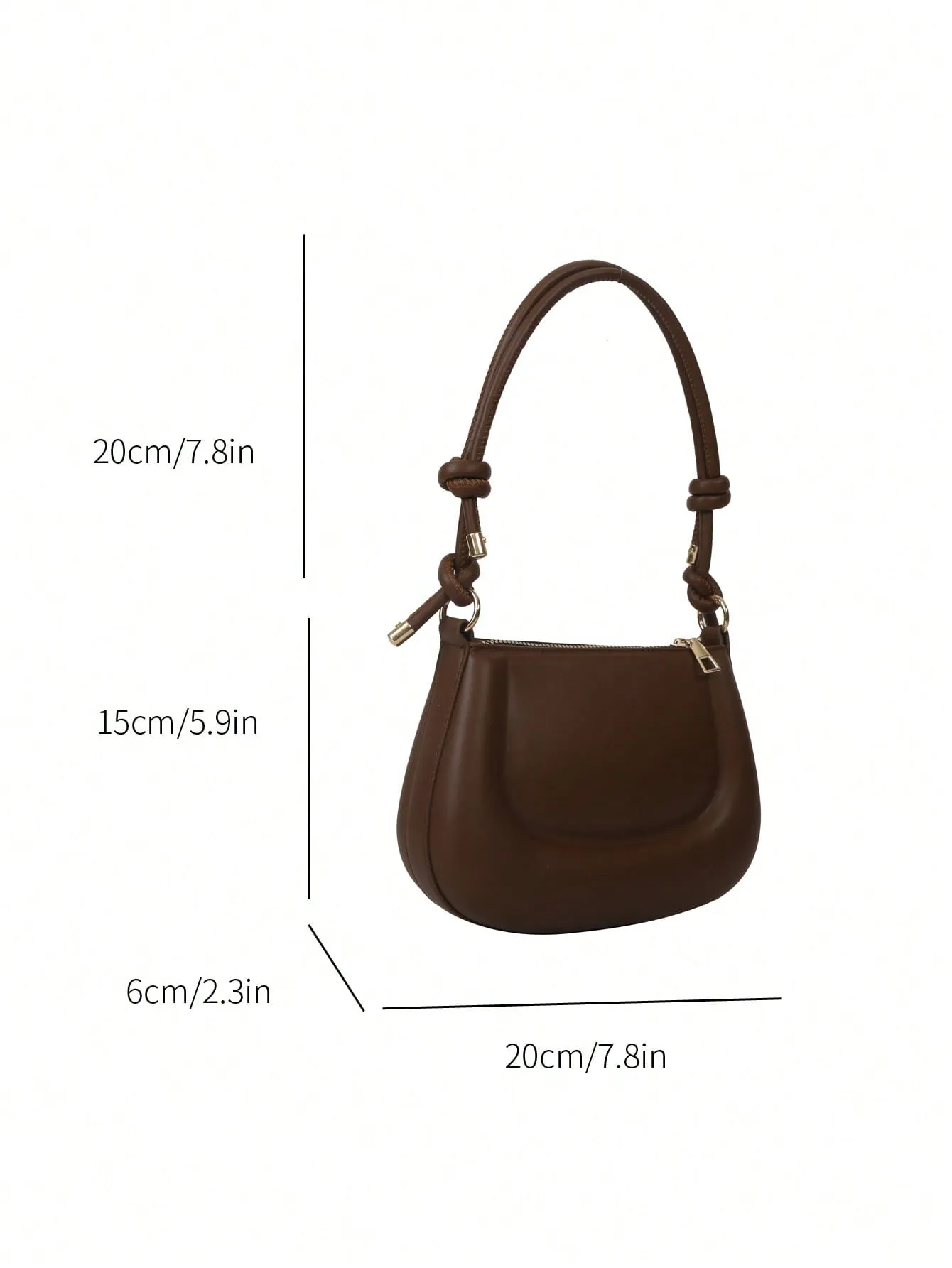 Mini Shoulder Bag Simple Solid Color Versatile Small Novelty Bag