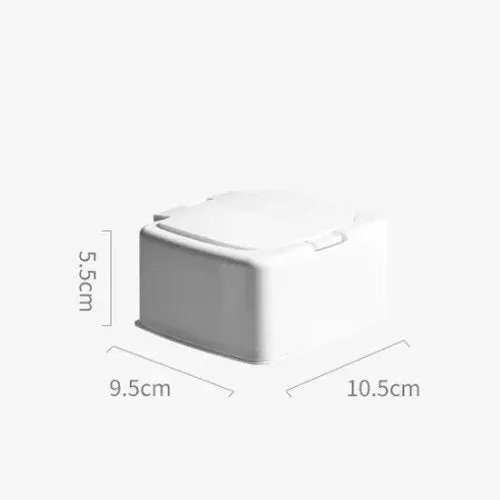 Mini Square Shape Storage Box with label