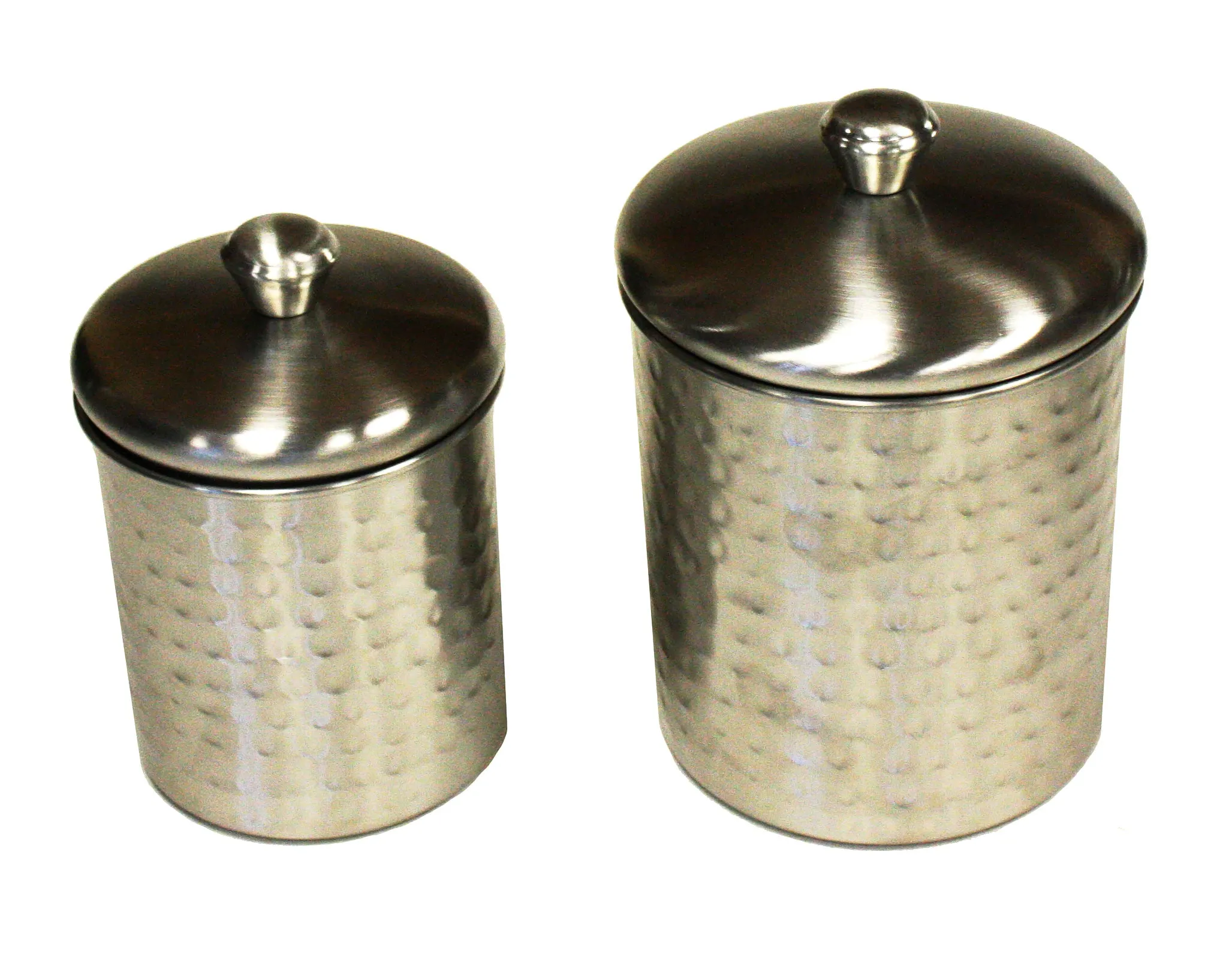 Mountain Woods 4 Piece Stainless Steel Nickle Plated Canister Set - 9''