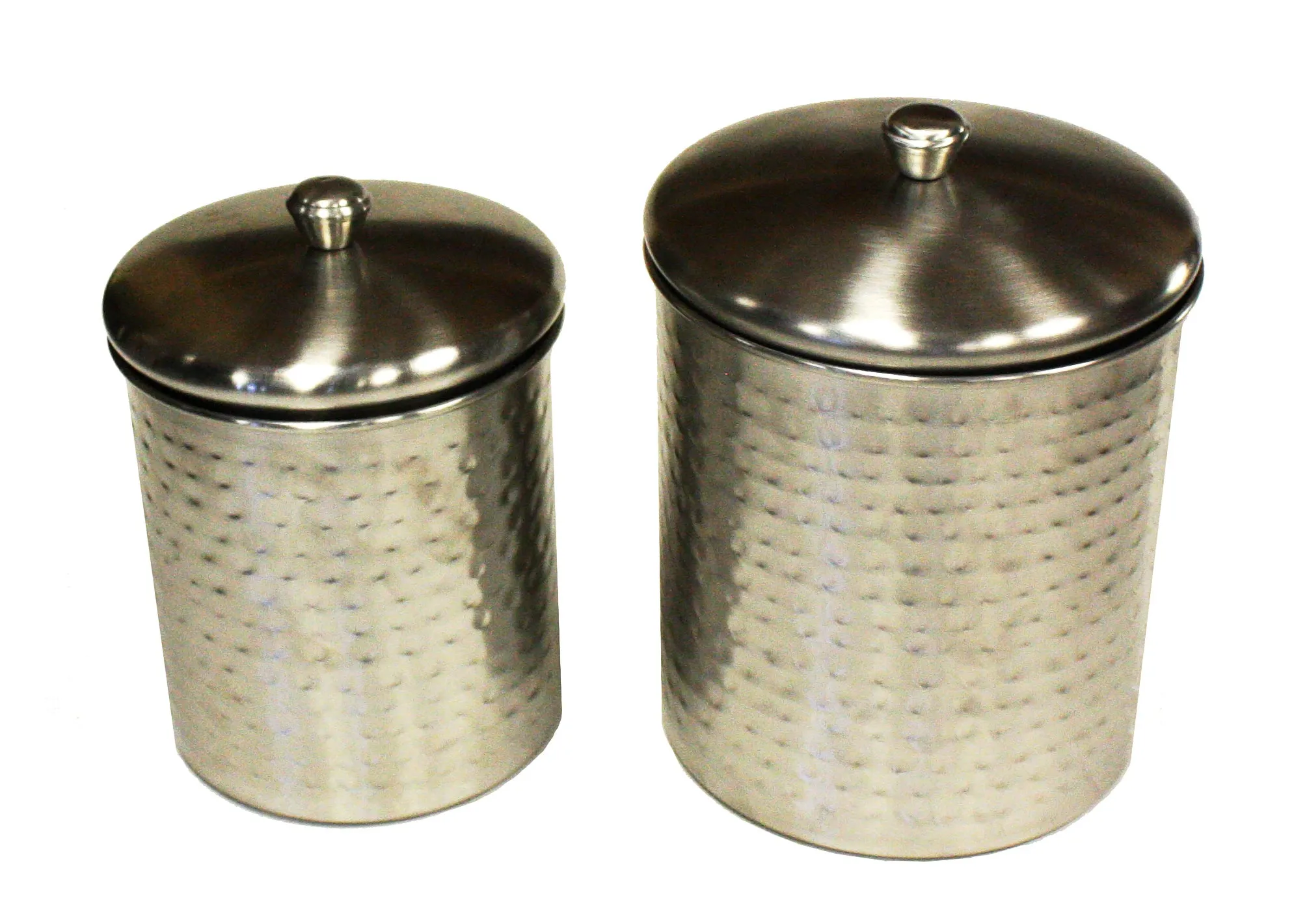 Mountain Woods 4 Piece Stainless Steel Nickle Plated Canister Set - 9''