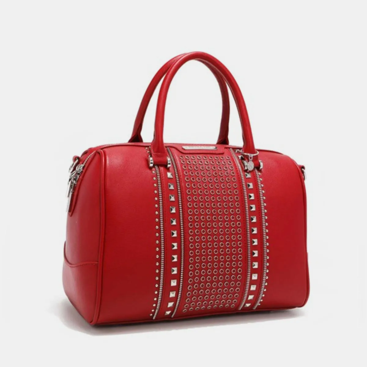 Nicole Lee USA Studded Boston Bag