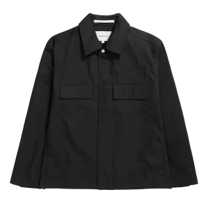 Norse Projects Pelle Fine Broken Overshirt - Black