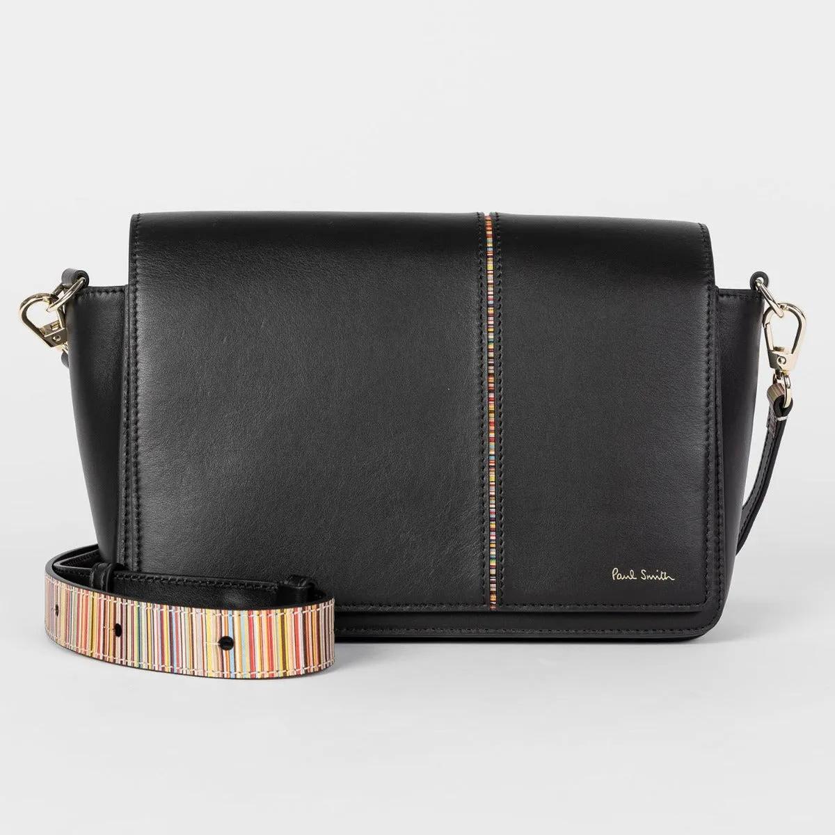 Paul Smith - Women's Flap Xbody Bag in Black