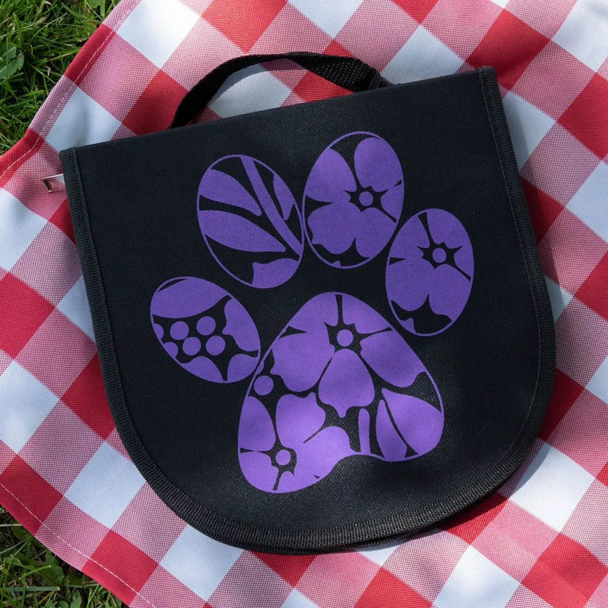 Paw Print Picnic Set Bag