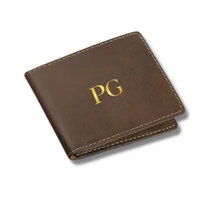 Personalised Wallet for Men Anniversary Gifts - Initials