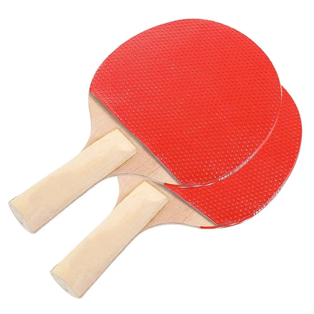 Quality Table Tennis Bat Racket 3 Table Tennis Balls Long Handle Ping Pong Paddle Racket Set With Bag Mounts Telescopic Grid