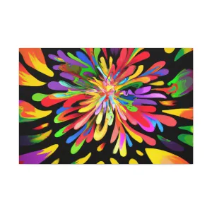 Radiant Blooms. - Canvas