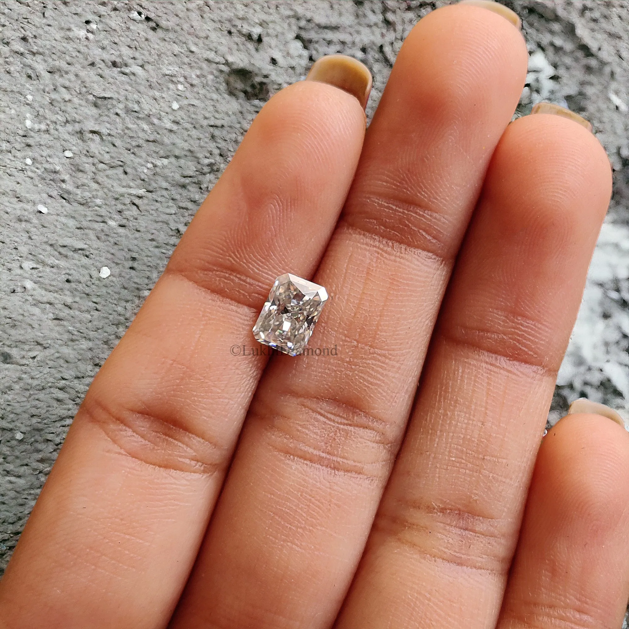 Radiant Brilliant Cut Loose White Moissanite Stone 7,8,9,10,11 MM Vintage Antique Handcrafted Eye Clean Moissanite Engagement Gift Ring Q129