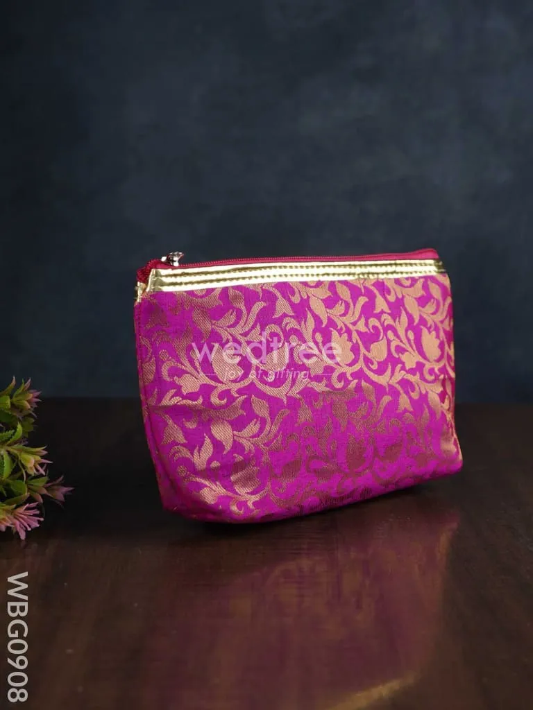 Raw Silk Return Gift Purse - WBG0908