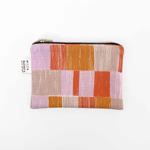 Red Stripe Coin Purse by Millie Rothera