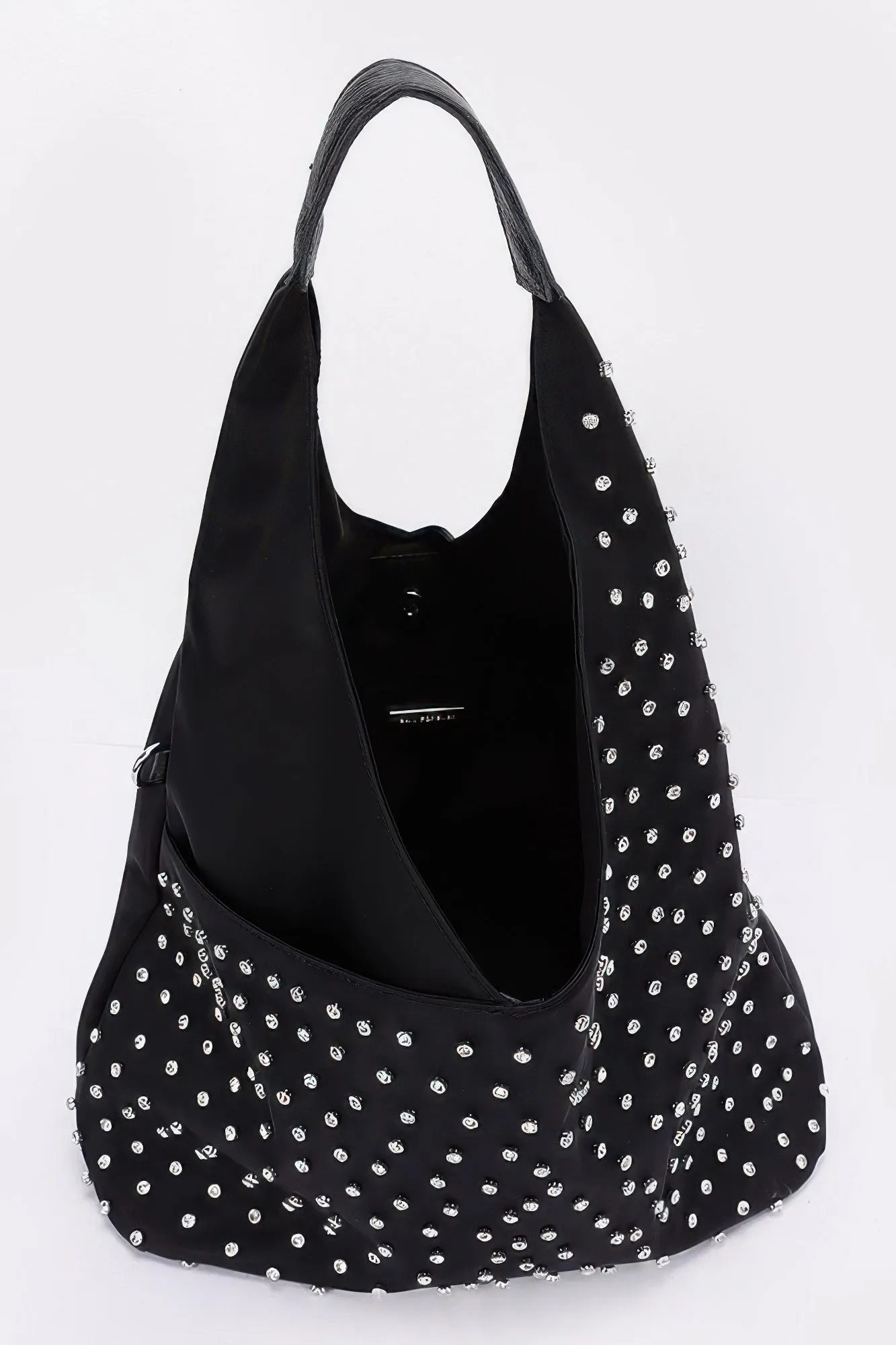 Rhinestone Studded Bindle Bag