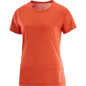 Salomon Women&#x27;s Cross Run Tee Cherry Tomato | Buy Salomon Women&#x27;s Cross Run Tee Cherry Tomato here | Outnorth