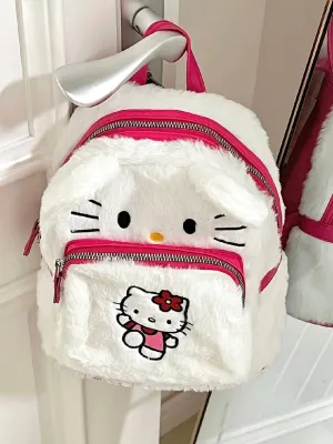 Sanrio Plush Double Strap Shoulder Bag Purse