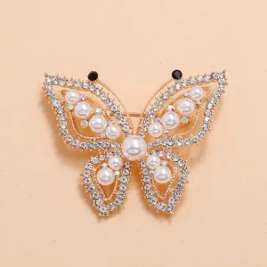 SB256 - Simple retro luxury exquisite pearl Brooch