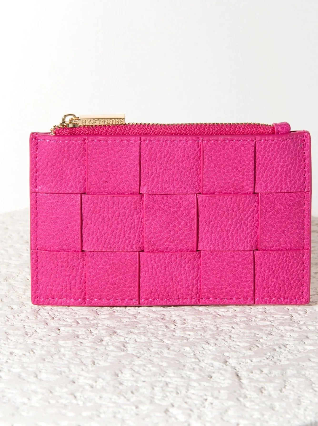 Shiraleah Verona Card Holder, Fuchsia