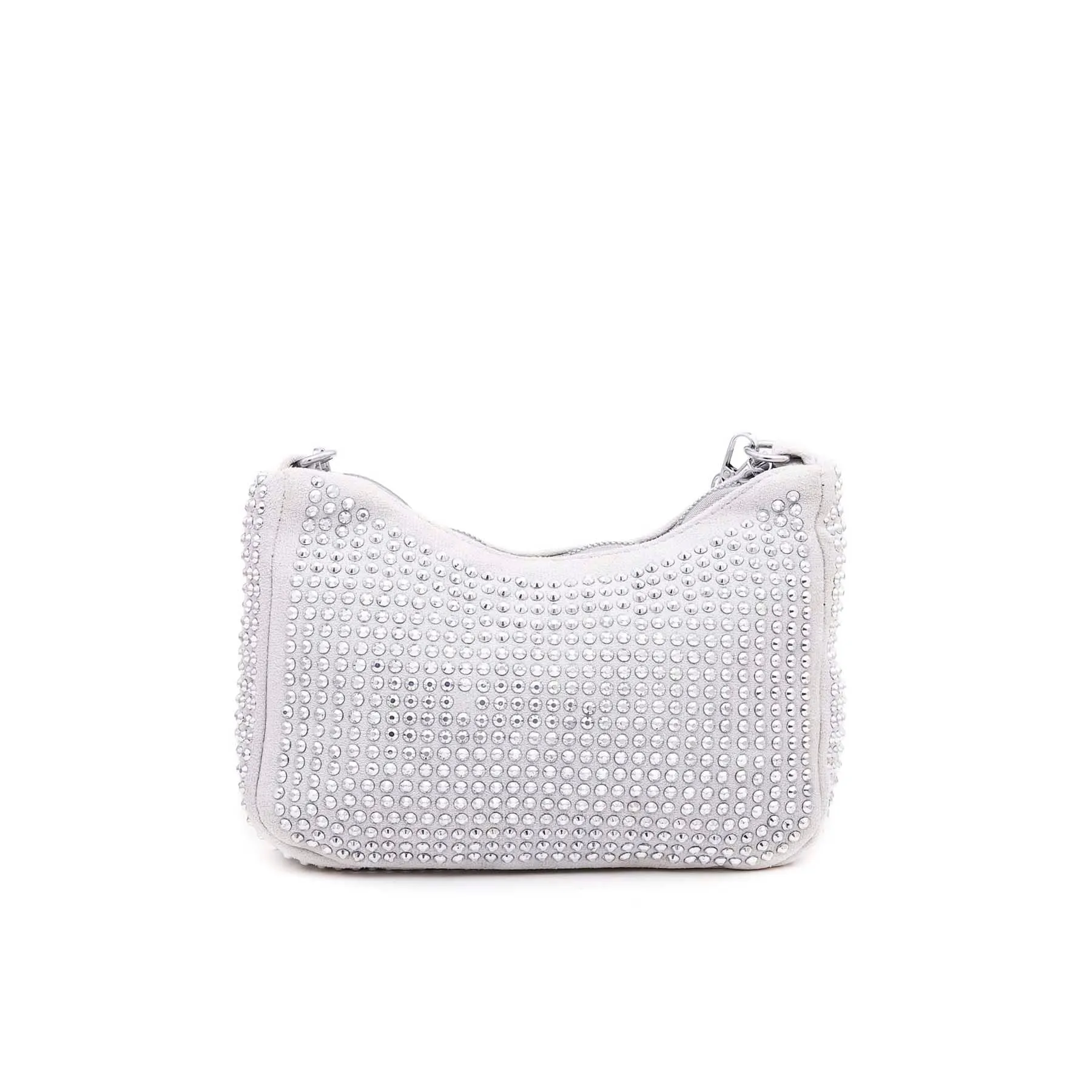 Silver Formal Shoulder Bag P36115