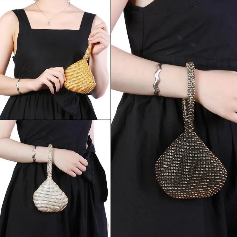 Small Metal Clutch Bags for Women