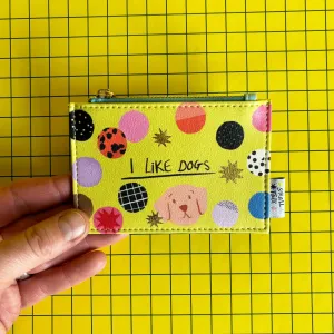 Small Talk 'I Like Dogs' Zip Purse