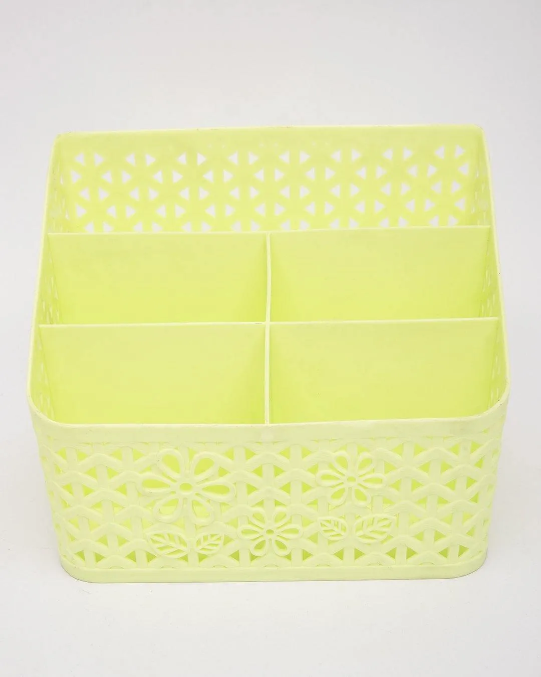 Storage Basket, Organiser, for Home, Green, Plastic