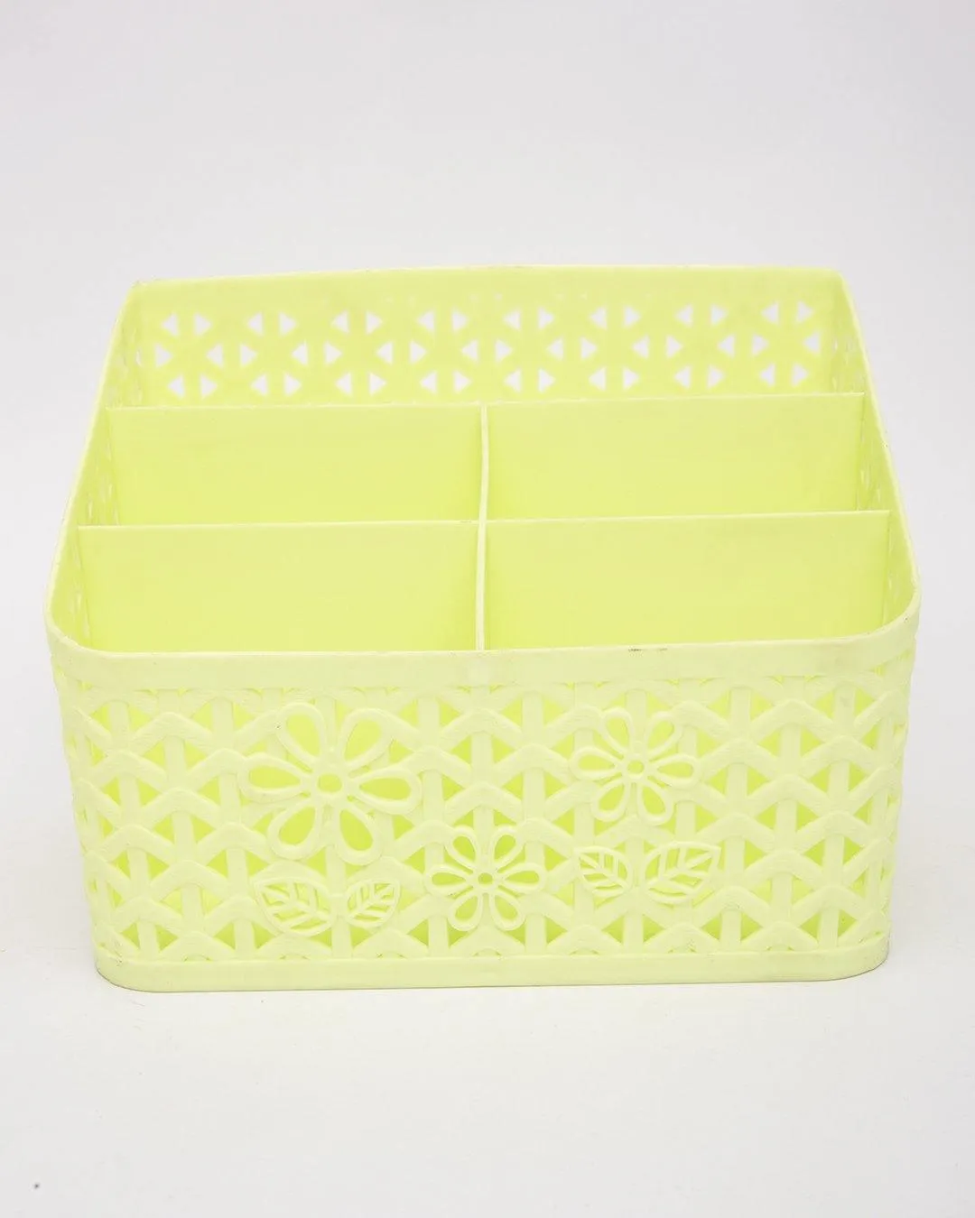 Storage Basket, Organiser, for Home, Green, Plastic