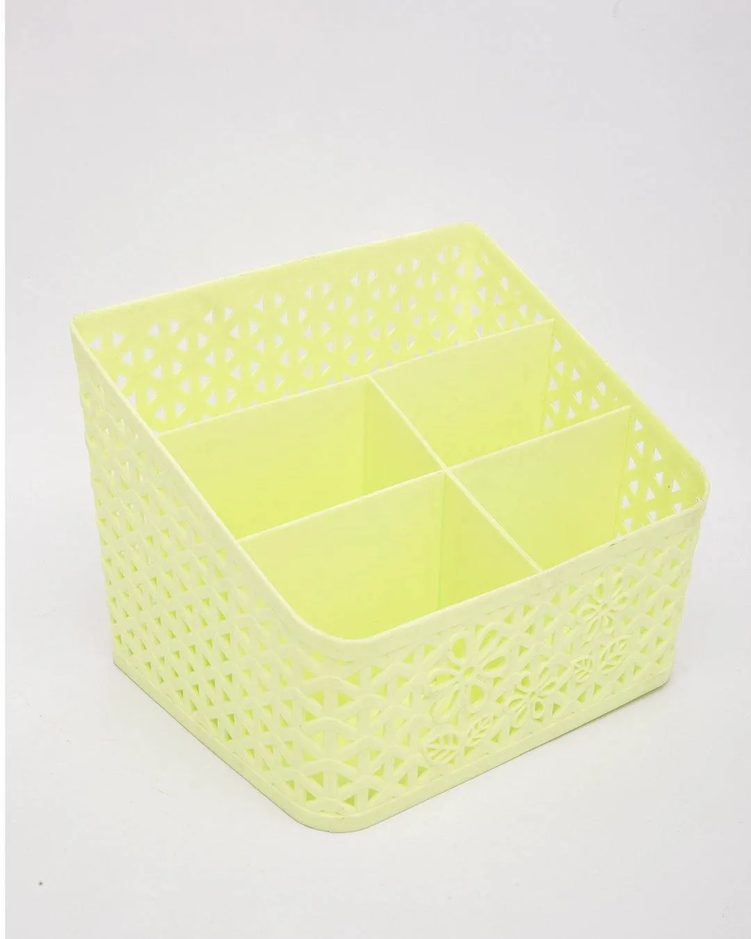 Storage Basket, Organiser, for Home, Green, Plastic