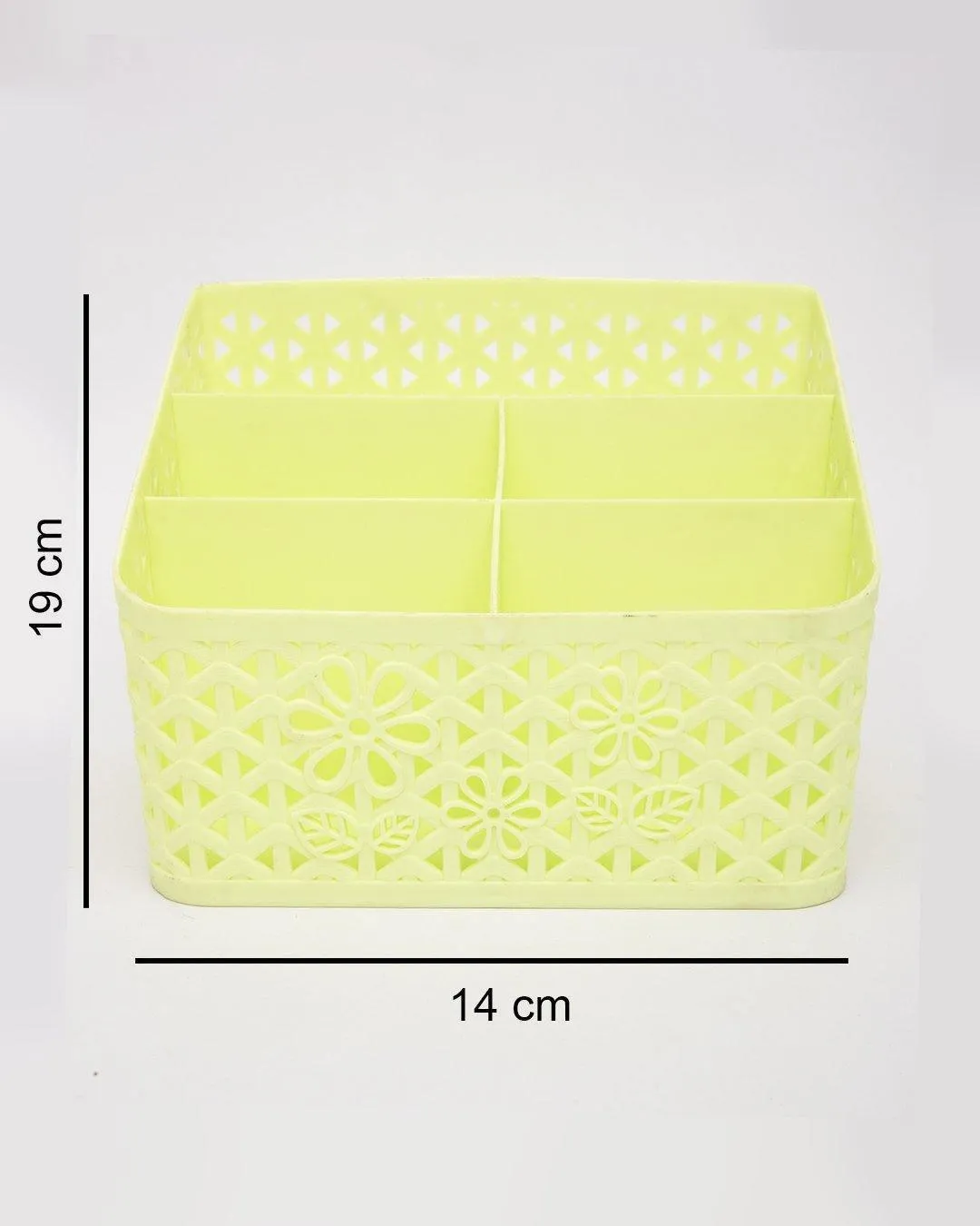 Storage Basket, Organiser, for Home, Green, Plastic