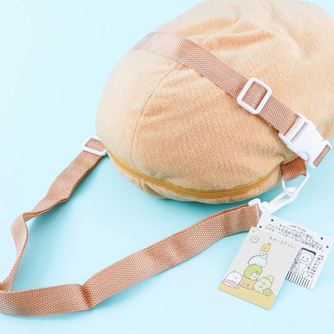 Sumikko Gurashi Plushie Shoulder Bag - Tonkatsu / Big