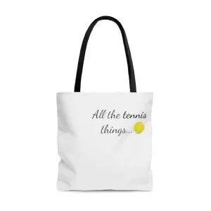 Tennis Tote Bag -All the Tennis Things