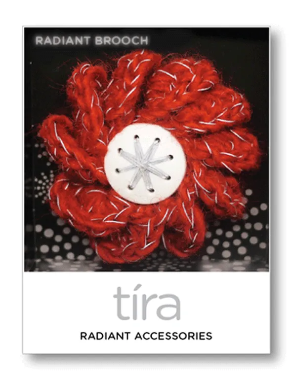 Tíra Radiant Flower - Crimson Red