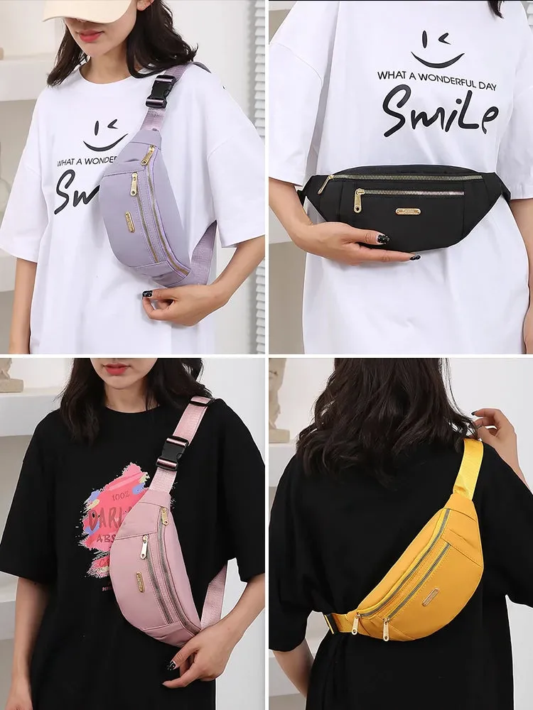 Trendy Waterproof Wallet Waist Purse