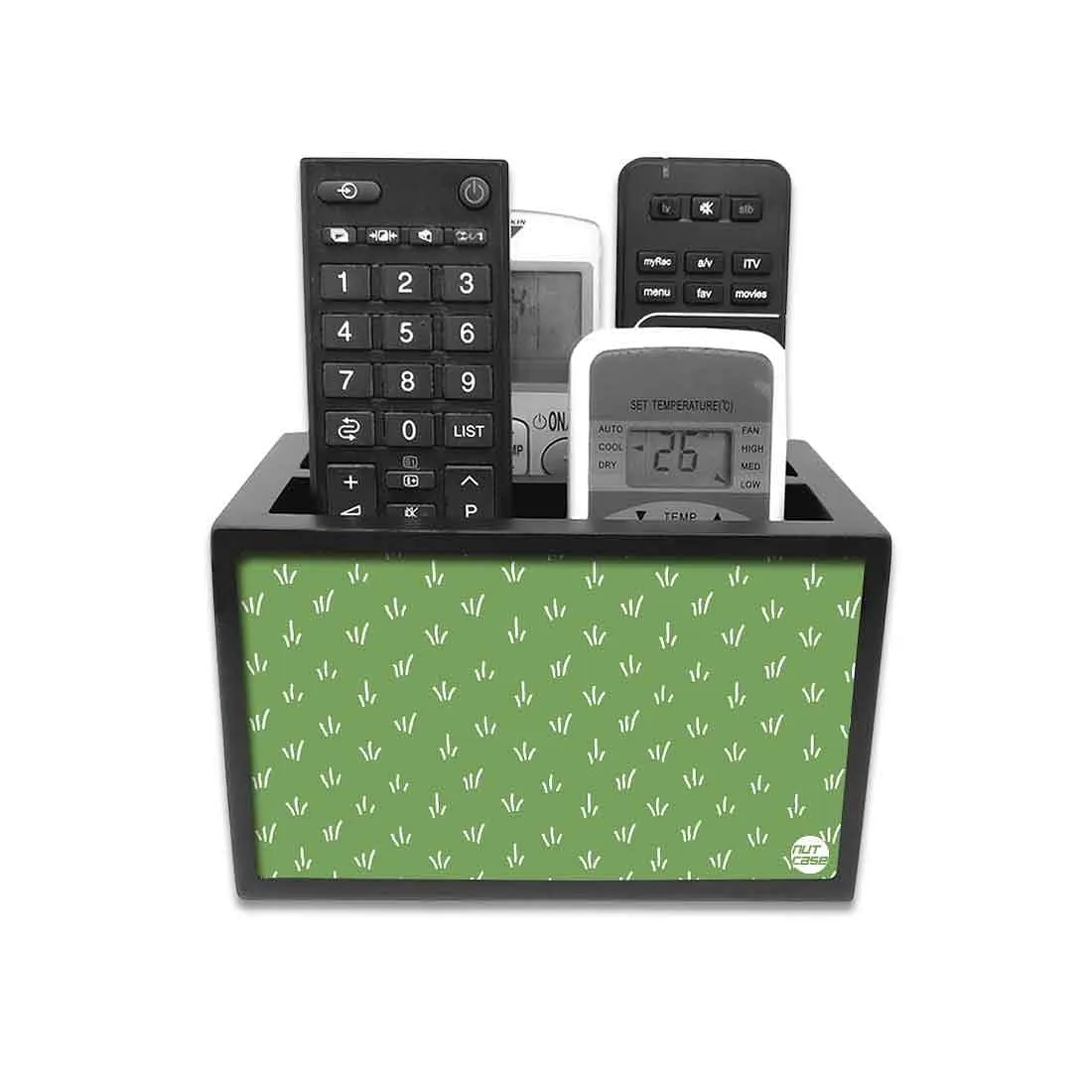 Tv Control Caddy Organizer - Green Grass