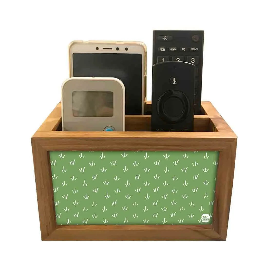 Tv Control Caddy Organizer - Green Grass