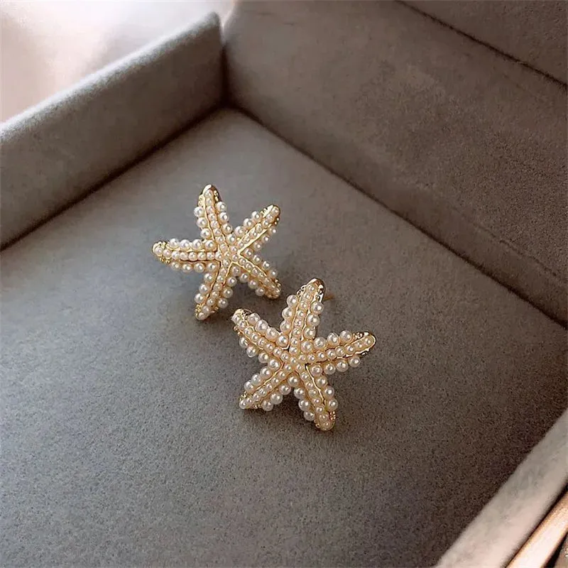 Type Starfish Sleeping Temperament Exquisite Design Party New Earring