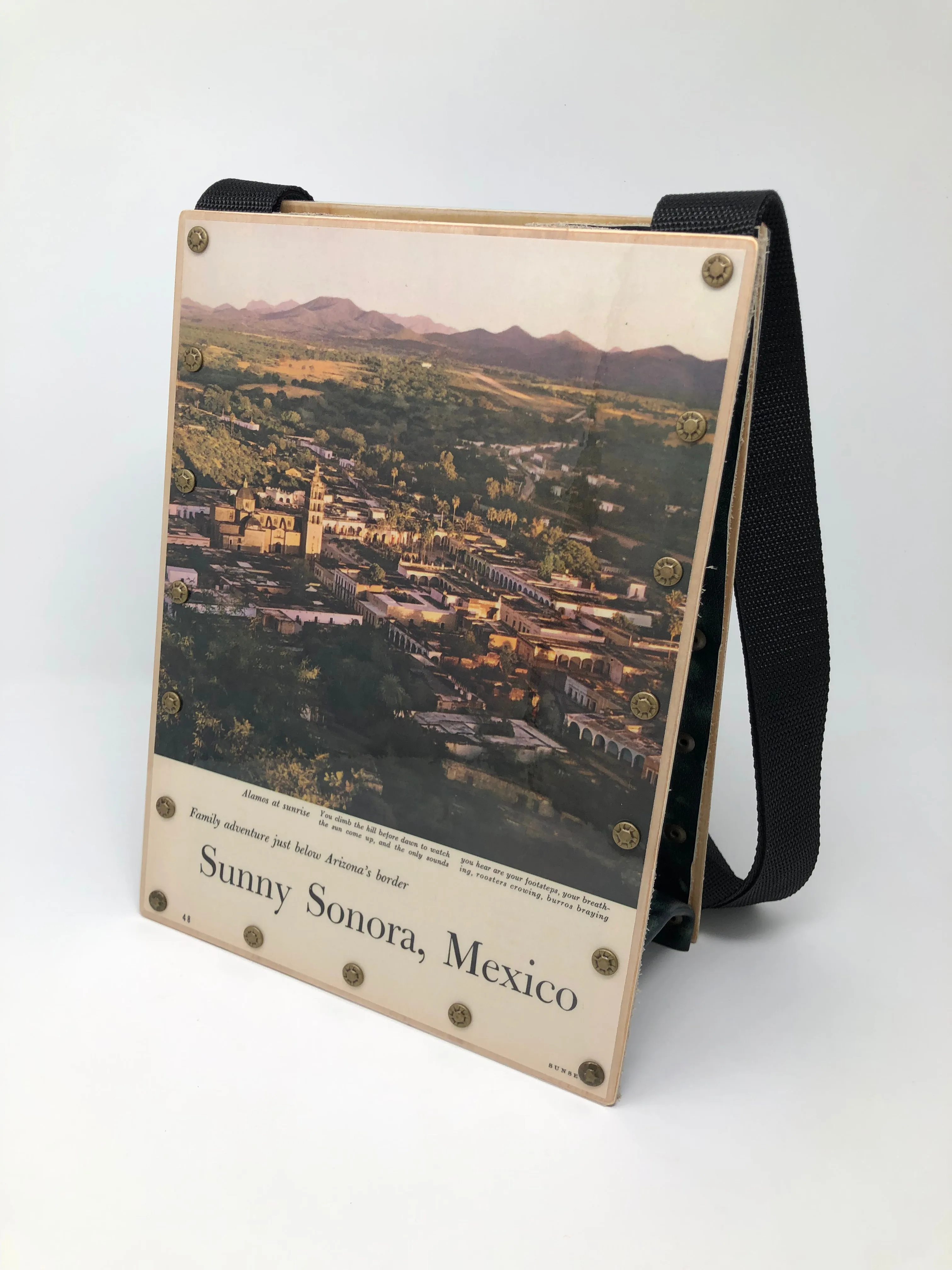 Vintage Graphics Magazine Article Purse - Sunset Sonora Mexico