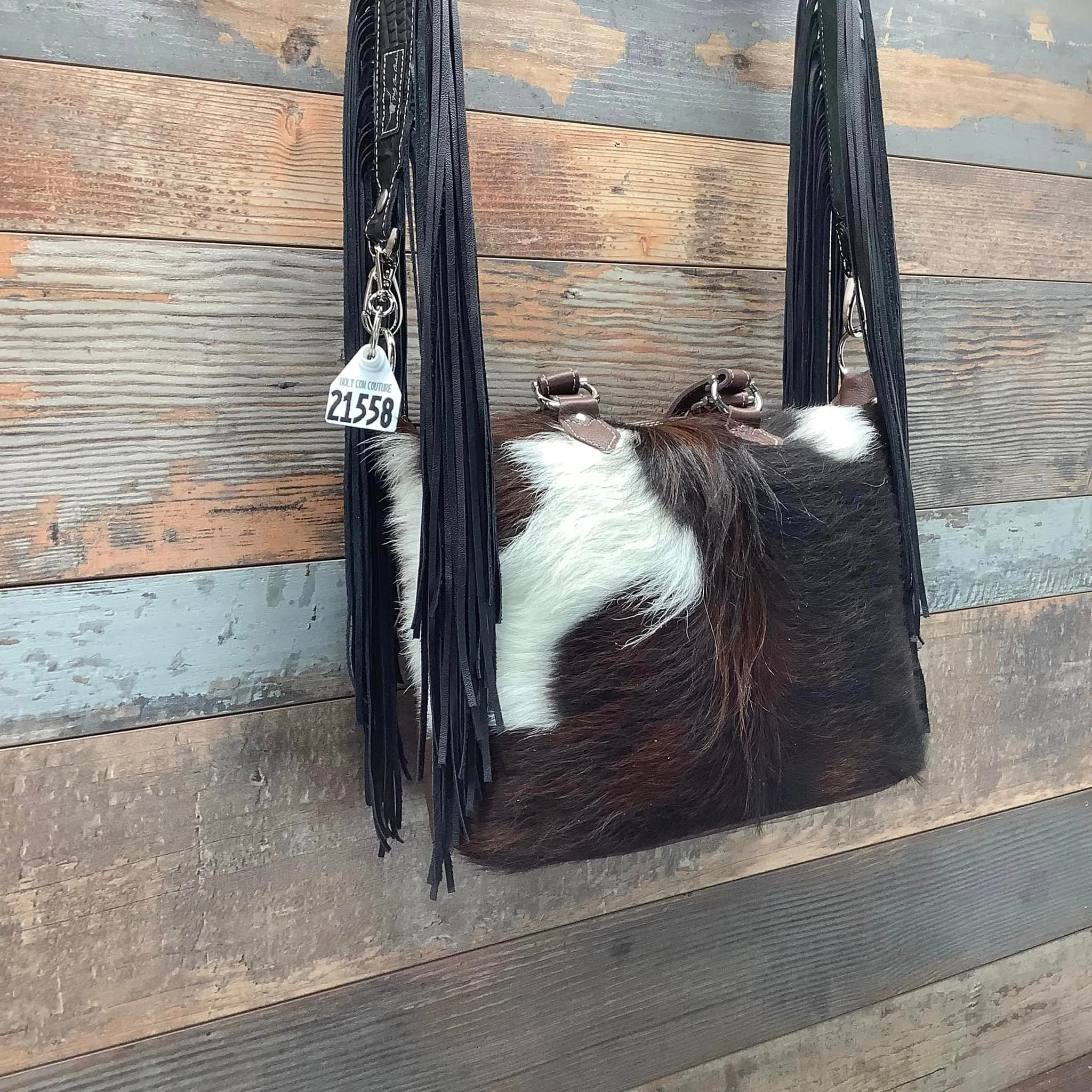 Western Mini Leather Fringe Strap 36" #21558