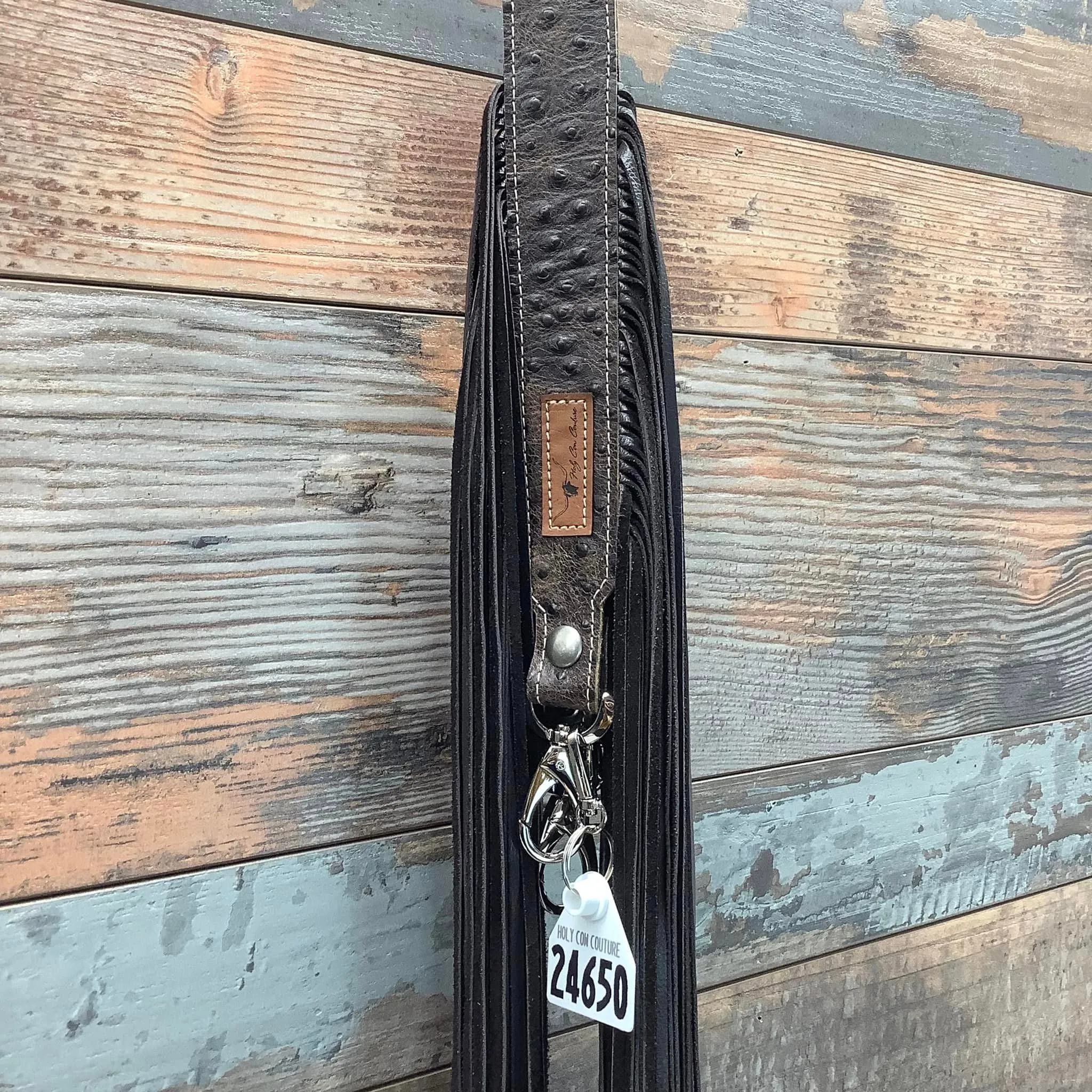 Western Mini Leather Fringe Strap 36" #24650