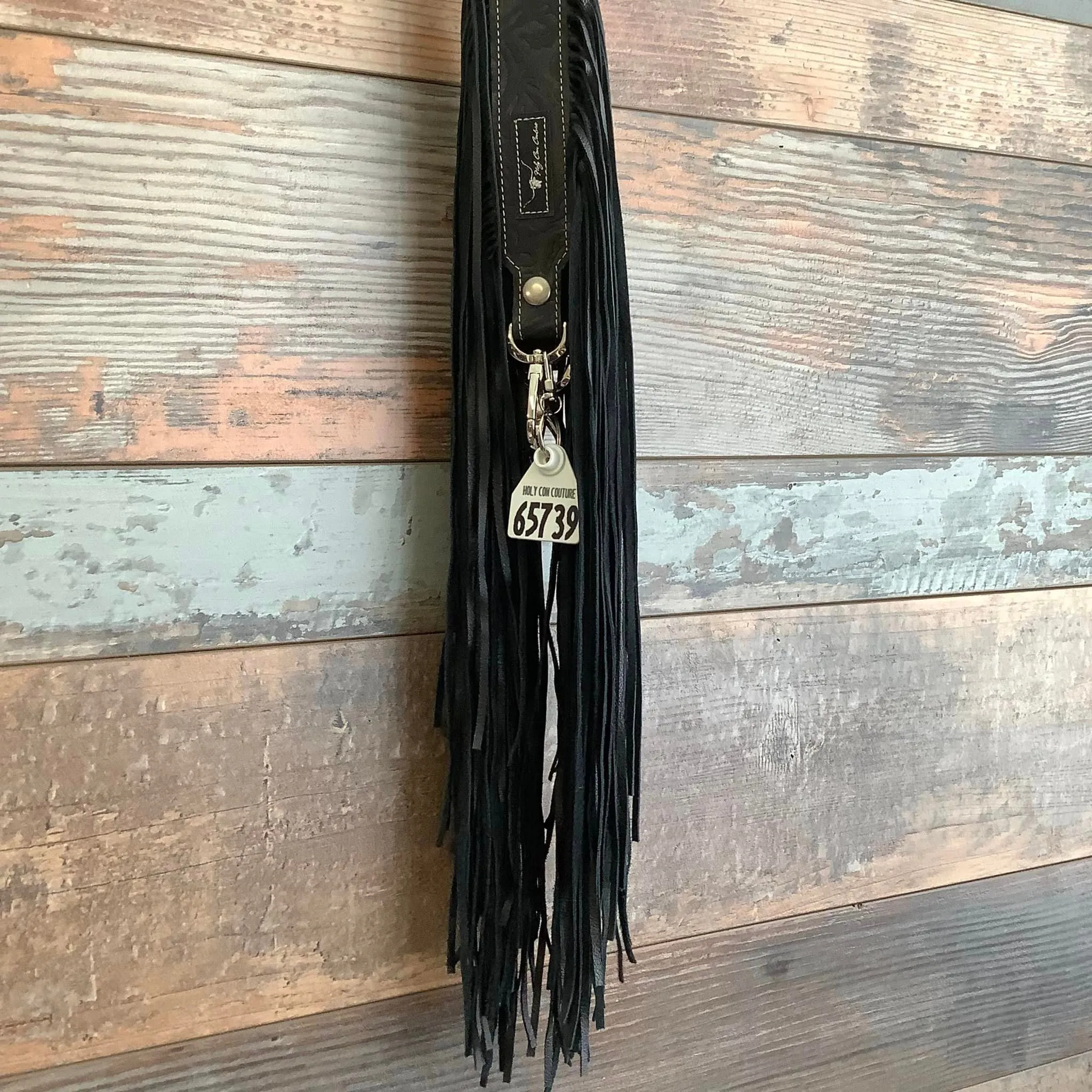 Western Mini Leather Fringe Strap 36" #65739