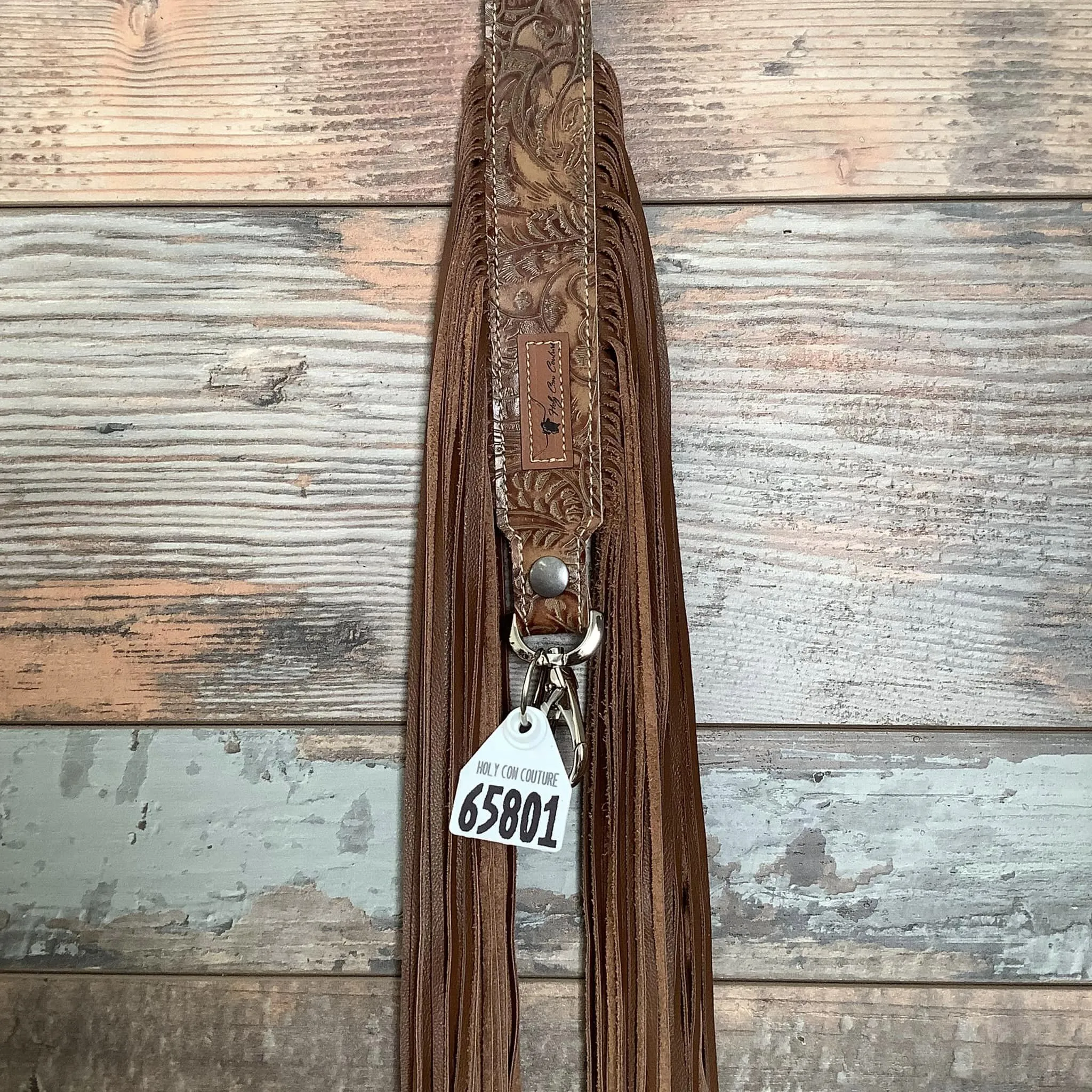 Western Mini Leather Fringe Strap 36" #65801