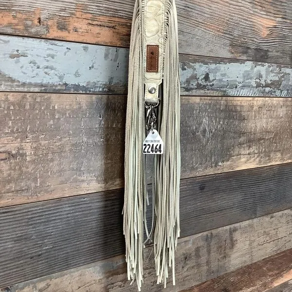 Western Mini Leather Fringe Strap 48" #22464