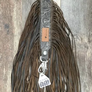 Western Mini Leather Fringe Strap 48" #60689