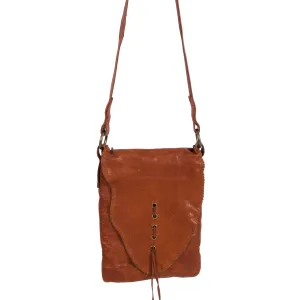 Whipstitch Cognac Leather Handbag Purse at Bourbon Cowgirl