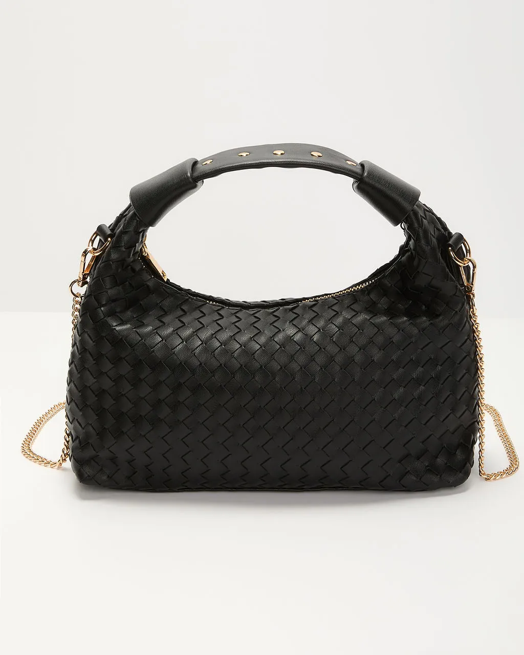 Wilder Woven Top Handle Bag