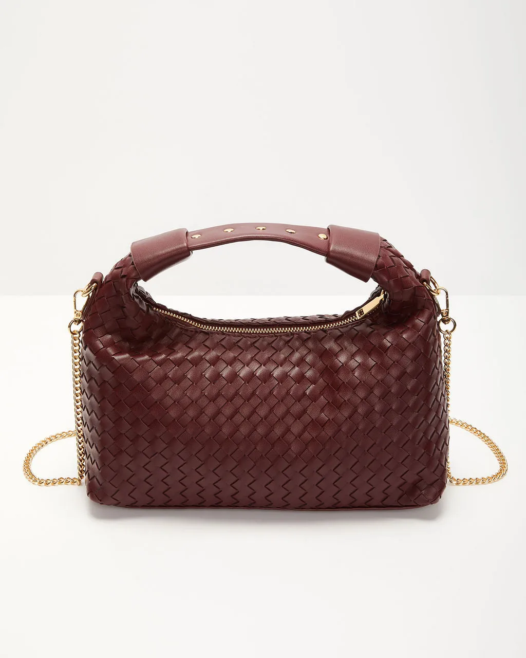 Wilder Woven Top Handle Bag