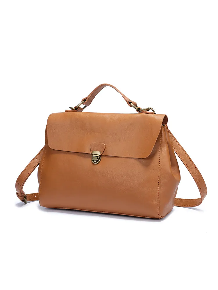 Women's Genuine Leather Satchel Handbags