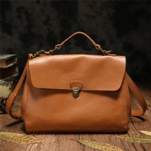 Women's Genuine Leather Satchel Handbags