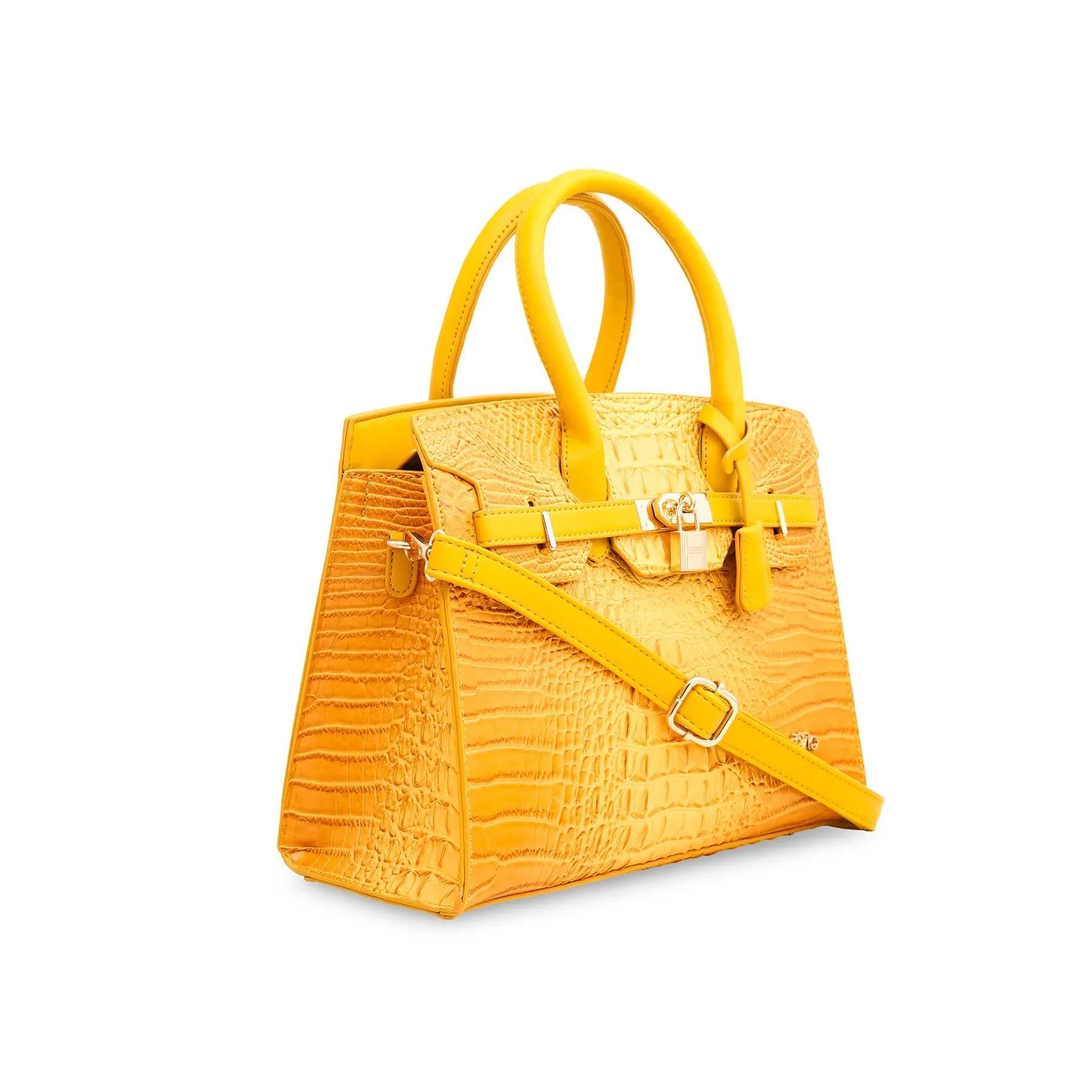 Yellow Formal Hand Bag P36058