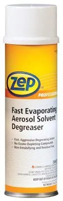 Zep Professional R11901 Fast Evaporating Solvent Degreasers, 20 oz Aerosol Can